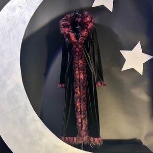 Rare Betsy Johnson Fur Duster/Coat